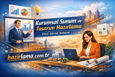 Kurumsal Sunum ve Tasarım Hazırlama Etkili Görsel Anlatım - Hazırlamak İstediğiniz Her şey İçin Tek Adres