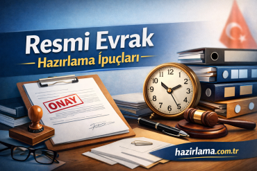 Resmi Evrak Hazırlama İpuçları - Hazırlamak İstediğiniz Her şey İçin Tek Adres