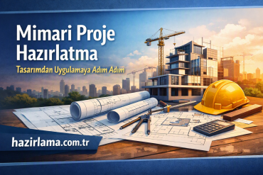 Mimari Proje Hazırlatma - Hazırlamak İstediğiniz Her şey İçin Tek Adres